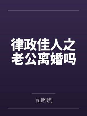 赵子婧李茜律政佳人之老公离婚吗