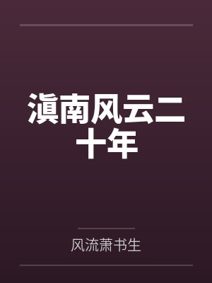 滇南风云二十年