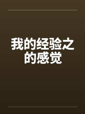 我的经验之的感觉